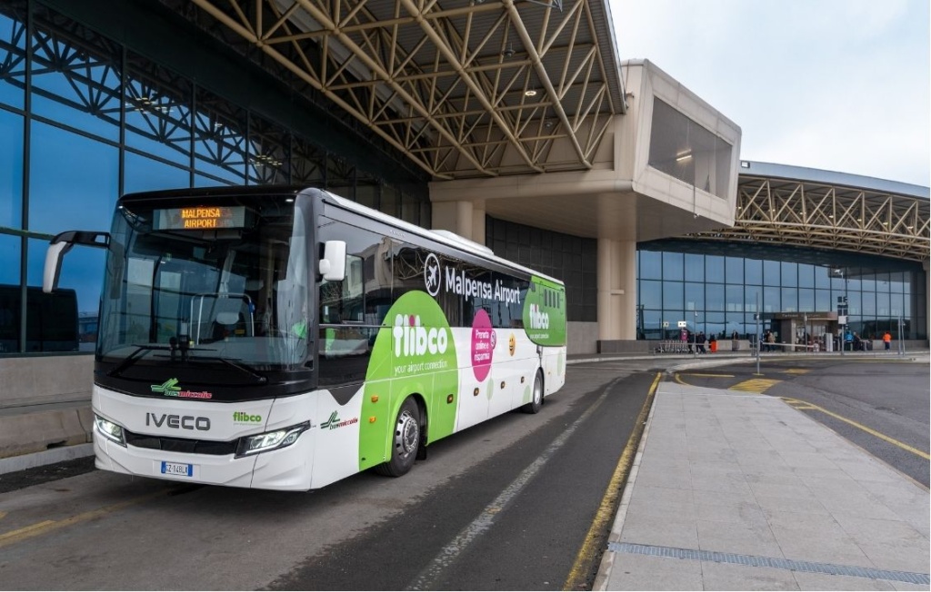 bus Malpensa Milano Terminal 1 partenza
