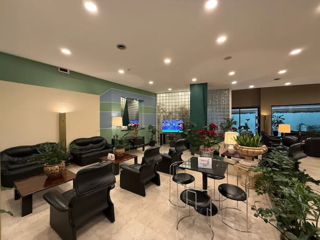 Hall e area relax hotel Milano hall hotel milano vicino stazione centrale