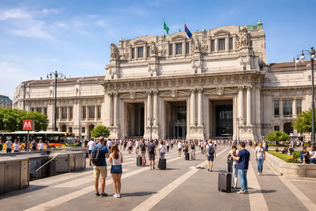 Milan Central Station area best location for first-time visitors